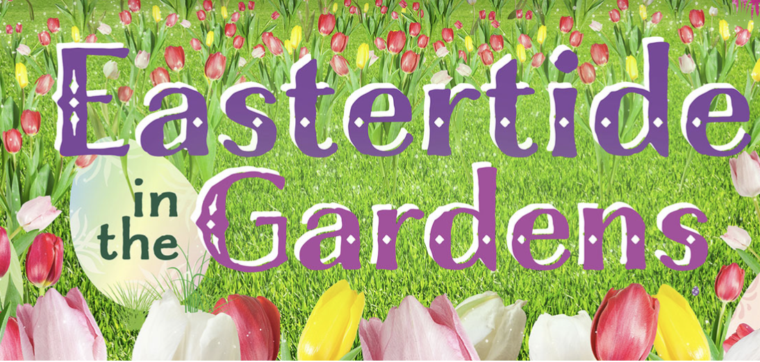Fun Easter egg hunt event Elizabethan Gardens